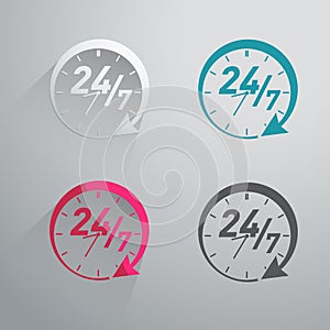 Twenty four hours icon