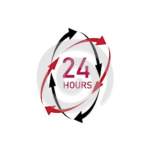 twenty four hours icon