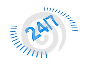 Twenty four seven sign