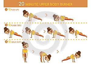 Twenty minute upper body burner