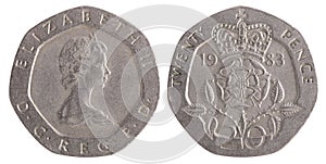 Twenty Pence coin