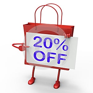 Twenty Percent Reduced On Shopping Bags