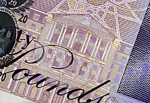 Twenty Pound Note Detail