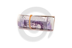 Twenty pounds in roll