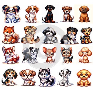 Twenty Puppy A.I. Icons