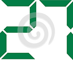 Twenty-seven digital number 27