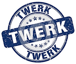 twerk blue stamp