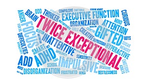 Twice Exceptional Word Cloud