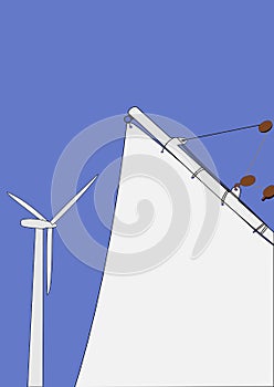 Twice wind power