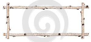 Twig frame of birch