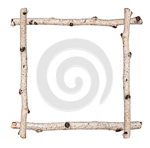 Twig frame of birch