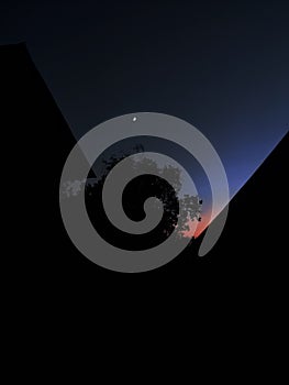 Twilight in Bandipora Kashmir