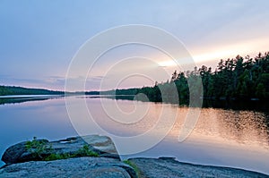 Twilight in Canoe Country