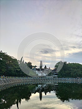 Twilight in the city of Jogja