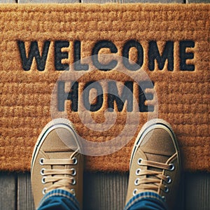 Twilight Glow Welcome Home Marquee Sign