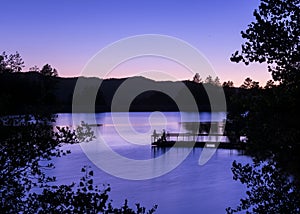 Twilight at Goldwater Lake