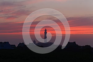 Twilight mood on Ouessant in Brittany, France