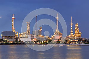 Twilight oil refinery industry