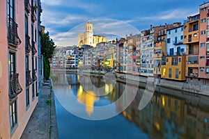 Twilight over Girona photo