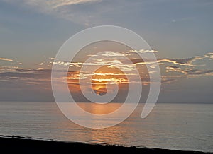 Twilight over the Gulf of Mexico