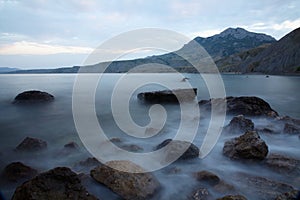 Twilight over the sea