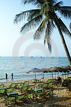 Twilight at Pattaya beach