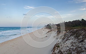 Twilight at Santa Maria del Mar Beach, Havana, Cuba