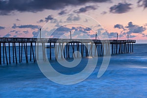 Twilight Sunrise Rodanthe Pier Outer Banks NC