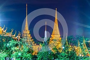 Twilight Temple of the Emerald Buddha (Wat Phra Kaew)