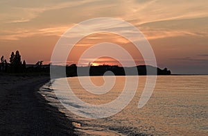 Twilight on a Wilderness Beach