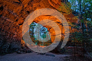 Twin Arches, Big South Fork, Tennessee photo