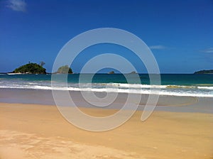 Twin beach and high waves