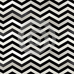 The twin black and white zigzag stripes floor. (Retro background).