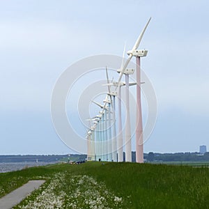 Twin bladed wind turbines seem to be cheaper