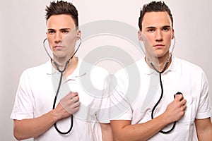 Twin doctors photo