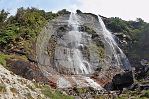 Twin Falls in the mountains of Italy