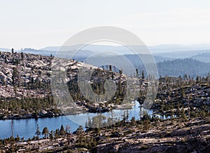 Twin Lake in Desolation Wilderness, California