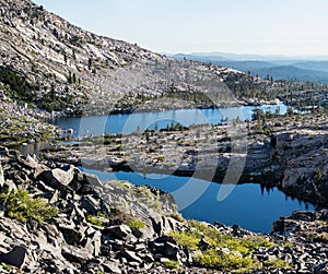 Twin Lakes in Desolation Wilderness, California