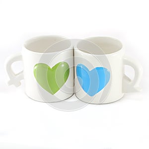 Twin love coffee cup