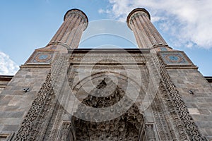 Twin minaret madrasa, Erzurum, Turkey