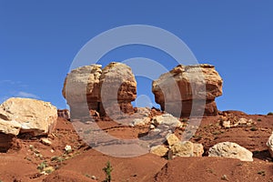 Twin Rocks Capitol Reef National Park