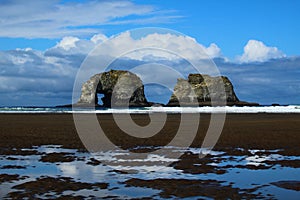 Twin Rocks at Rockaway Beach Oregon