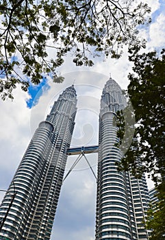 Twin towers at Kuala Lumpur (Malaysia)