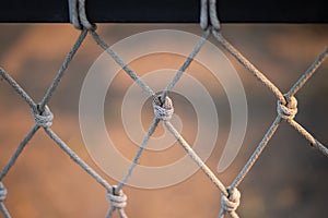 Twine Camp is woven into a suspension bridge.Rope Chain Bridge