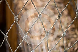 Twine Camp is woven into a suspension bridge.Rope Chain Bridge