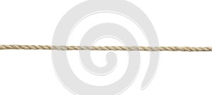 Twine rope with knot isolated