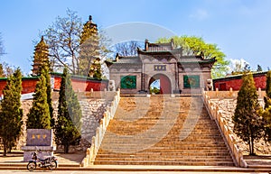 Twins pagodas ï¼ˆYongzuoï¼‰ Temple of Taiyuan