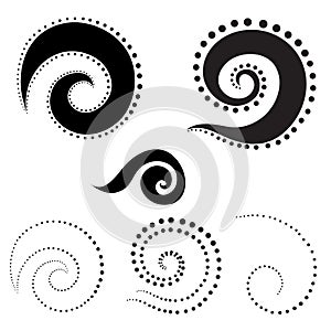 Twirl design elements