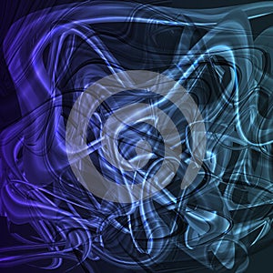 Twirl luminous light blue background