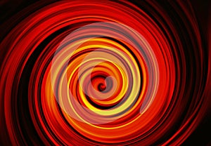 Twirl motion of bright explosion flash on black backgrounds